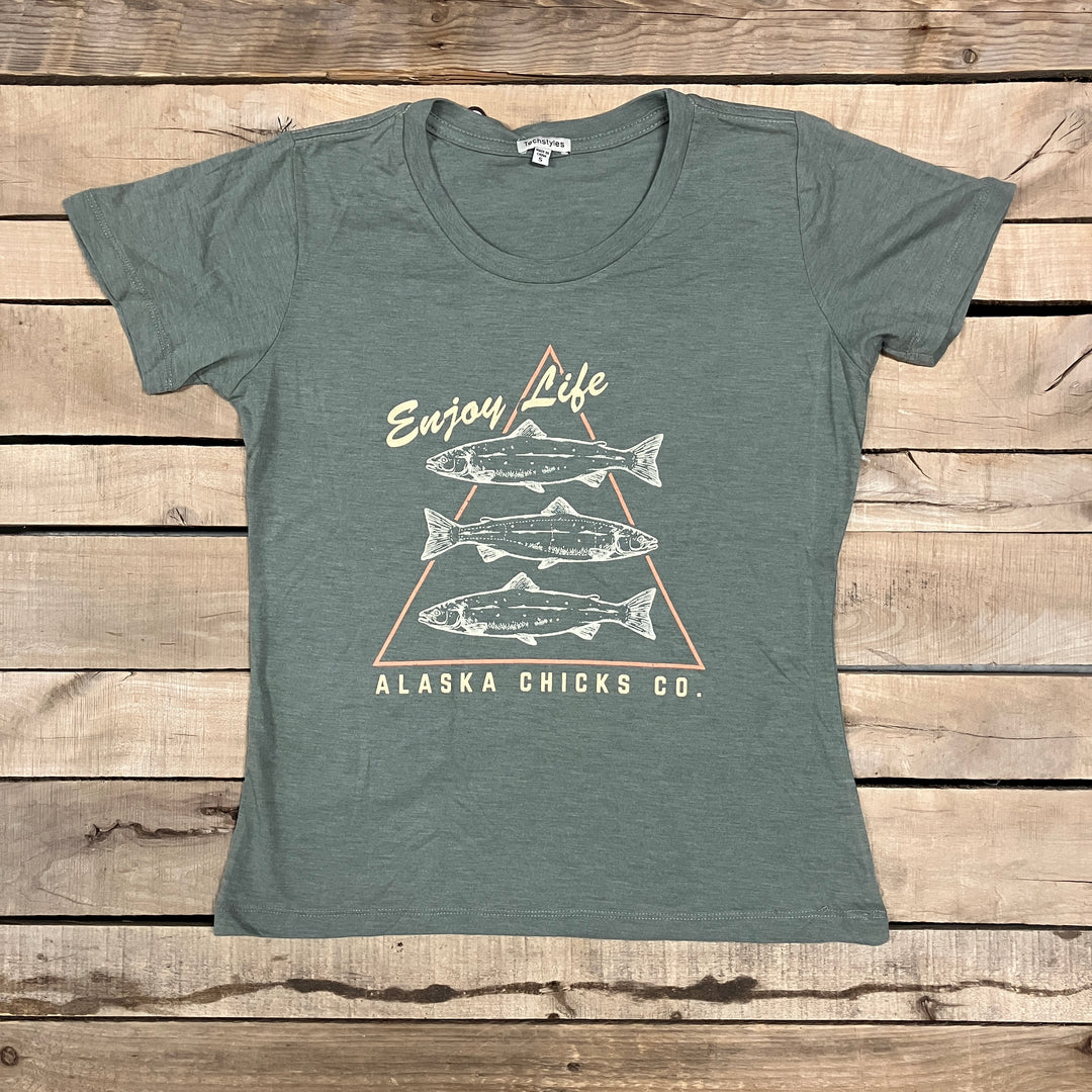 Enjoy Life Salmon T-Shirt