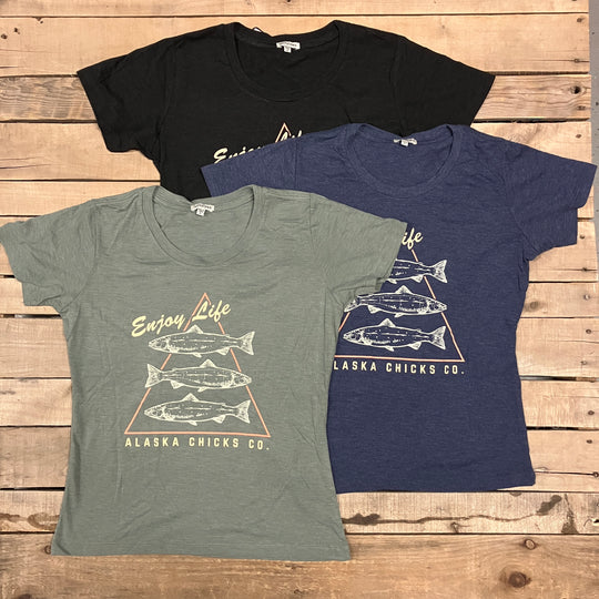 Enjoy Life Salmon T-Shirt