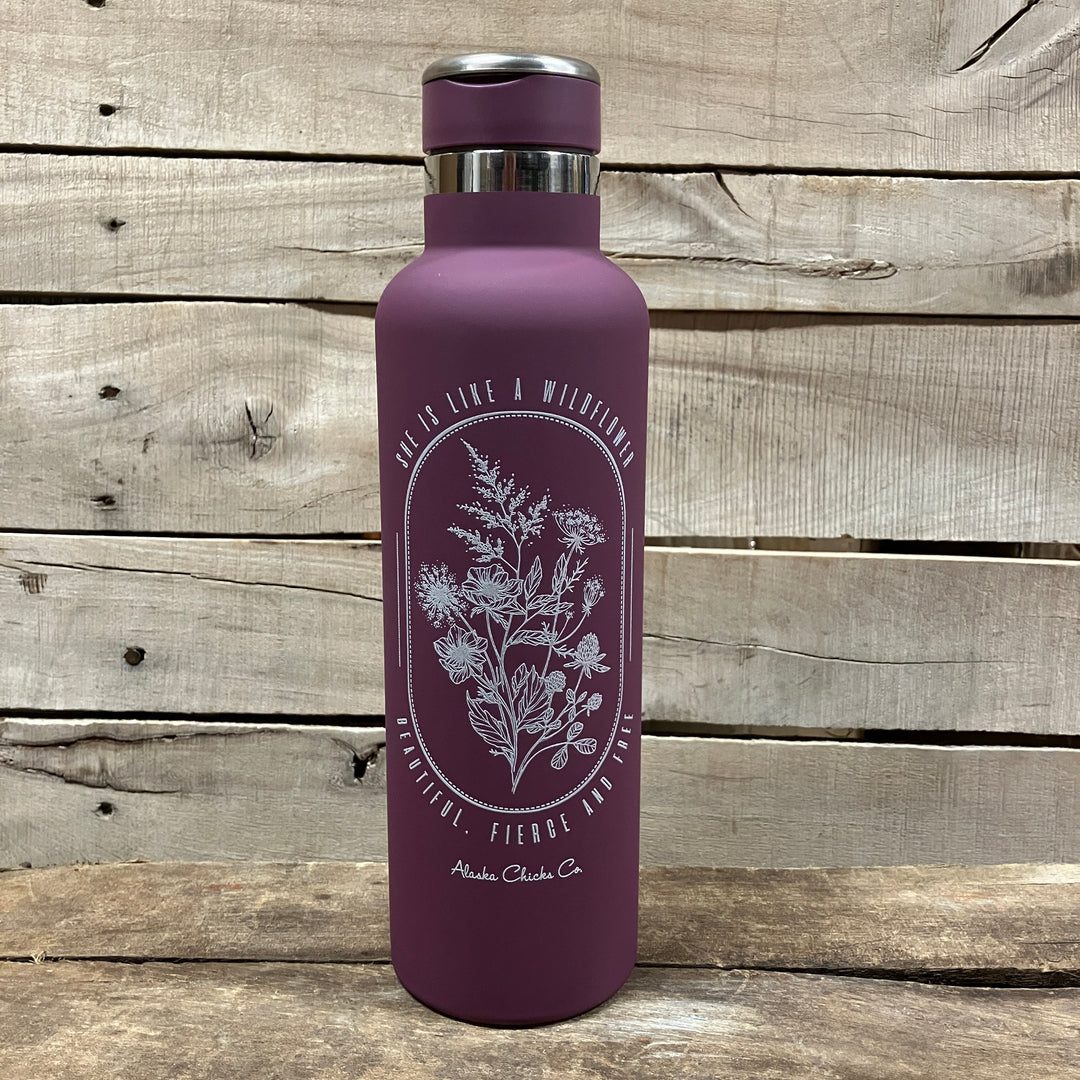 Like a Wildflower Water Bottle