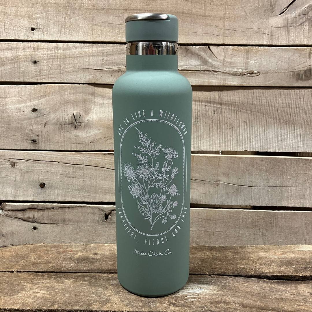 Like a Wildflower Water Bottle