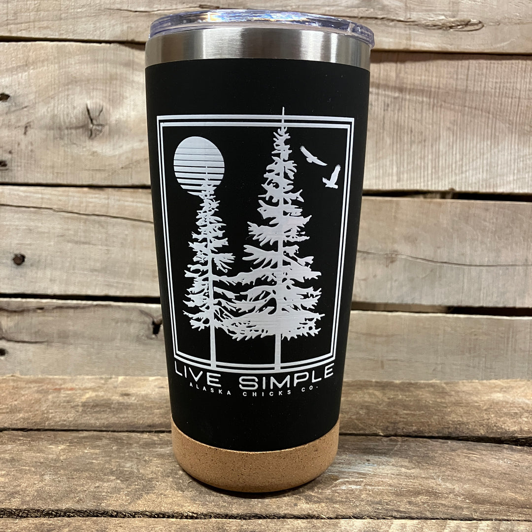 Live Simple Two Tree Tumbler