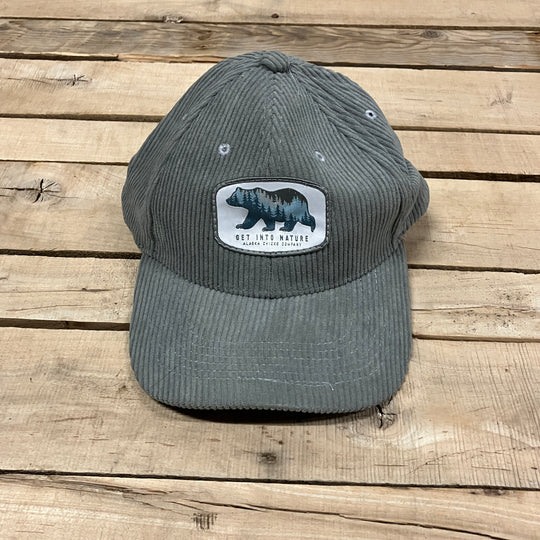 Bear Corduroy Trucker Hat