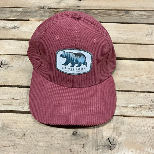 Bear Corduroy Trucker Hat
