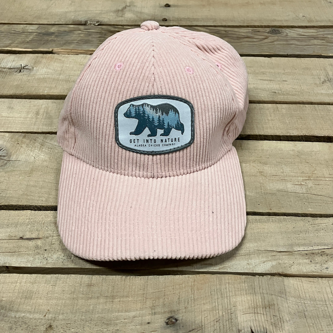 Bear Corduroy Trucker Hat