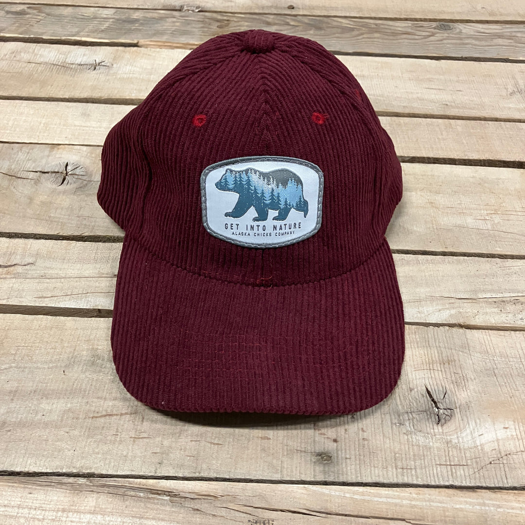 Bear Corduroy Trucker Hat