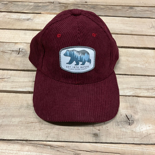 Bear Corduroy Trucker Hat