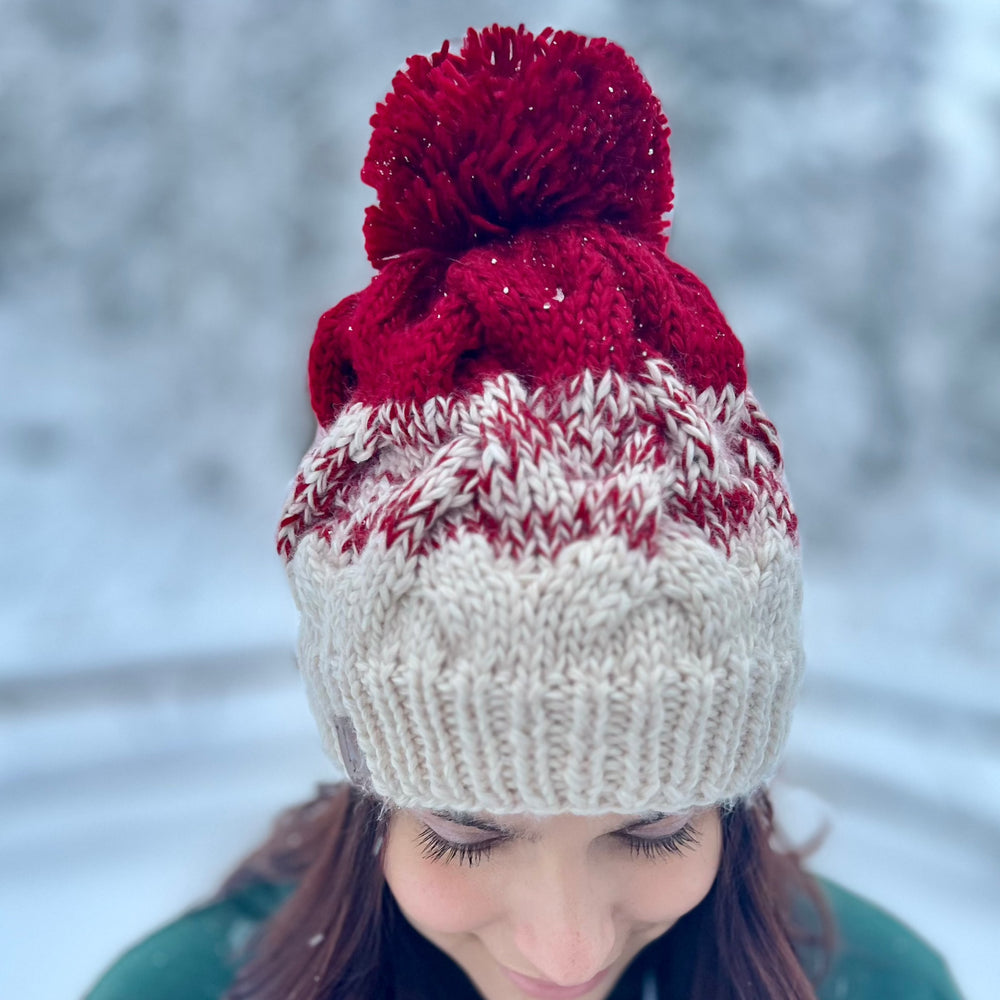 Two-Toned Knit Hat