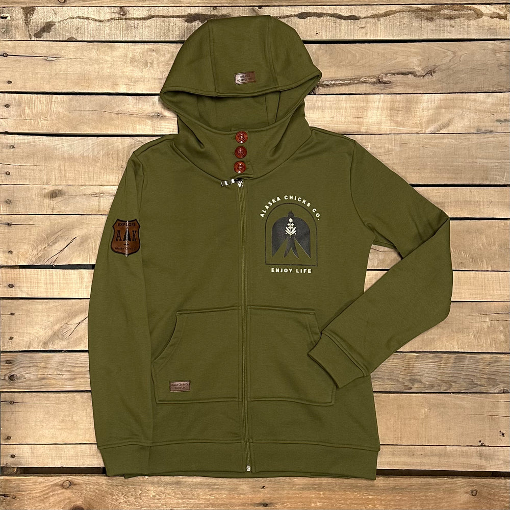 Modern Bird Full Zip