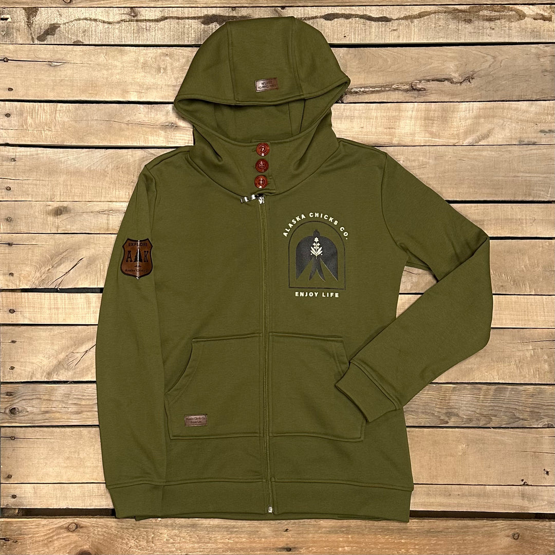 Modern Bird Full Zip