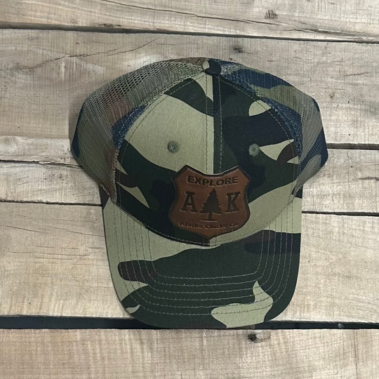 Explore AK Shield Patch Trucker Hat