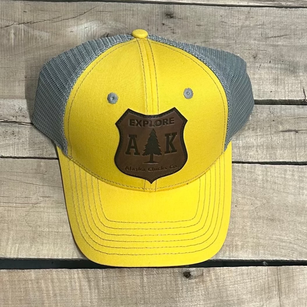 Explore AK Shield Patch Trucker Hat