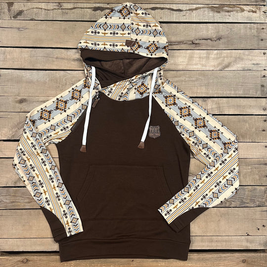 Aztec Sleeve Hoodie