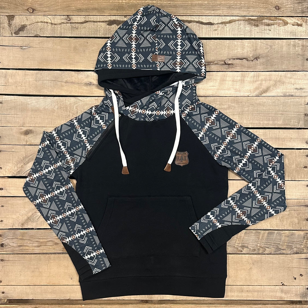 Aztec Sleeve Hoodie
