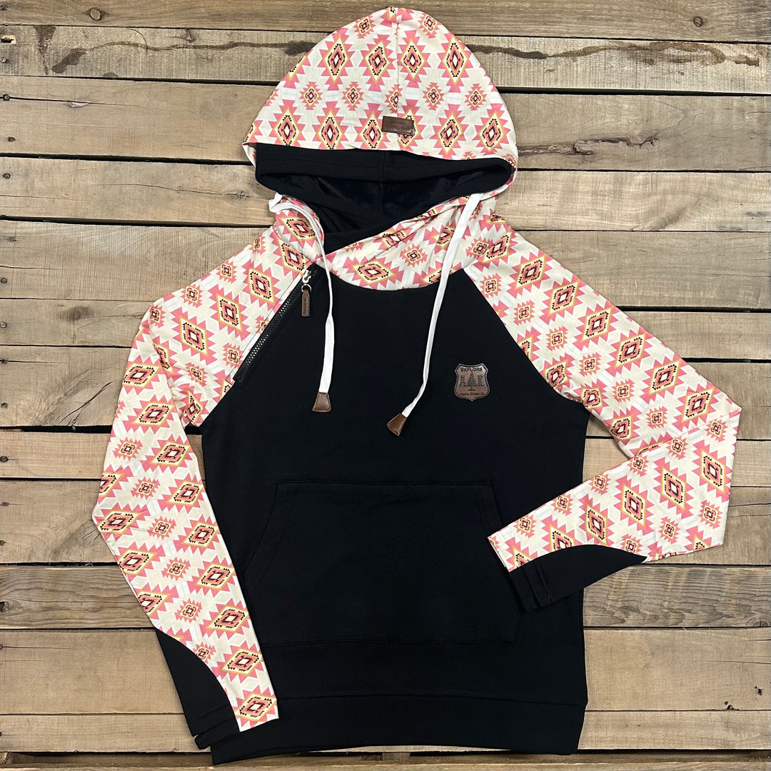 Aztec Sleeve Hoodie