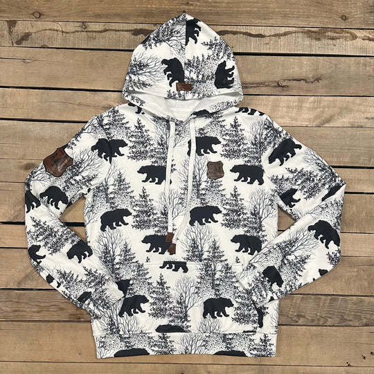 Solid Winter Bear Hoodie