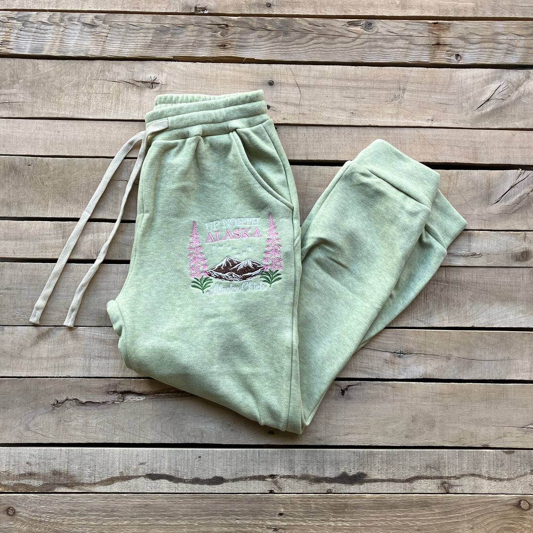 Embroidered Joggers