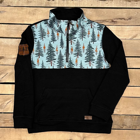 Printed Quarter Zip Pullover
