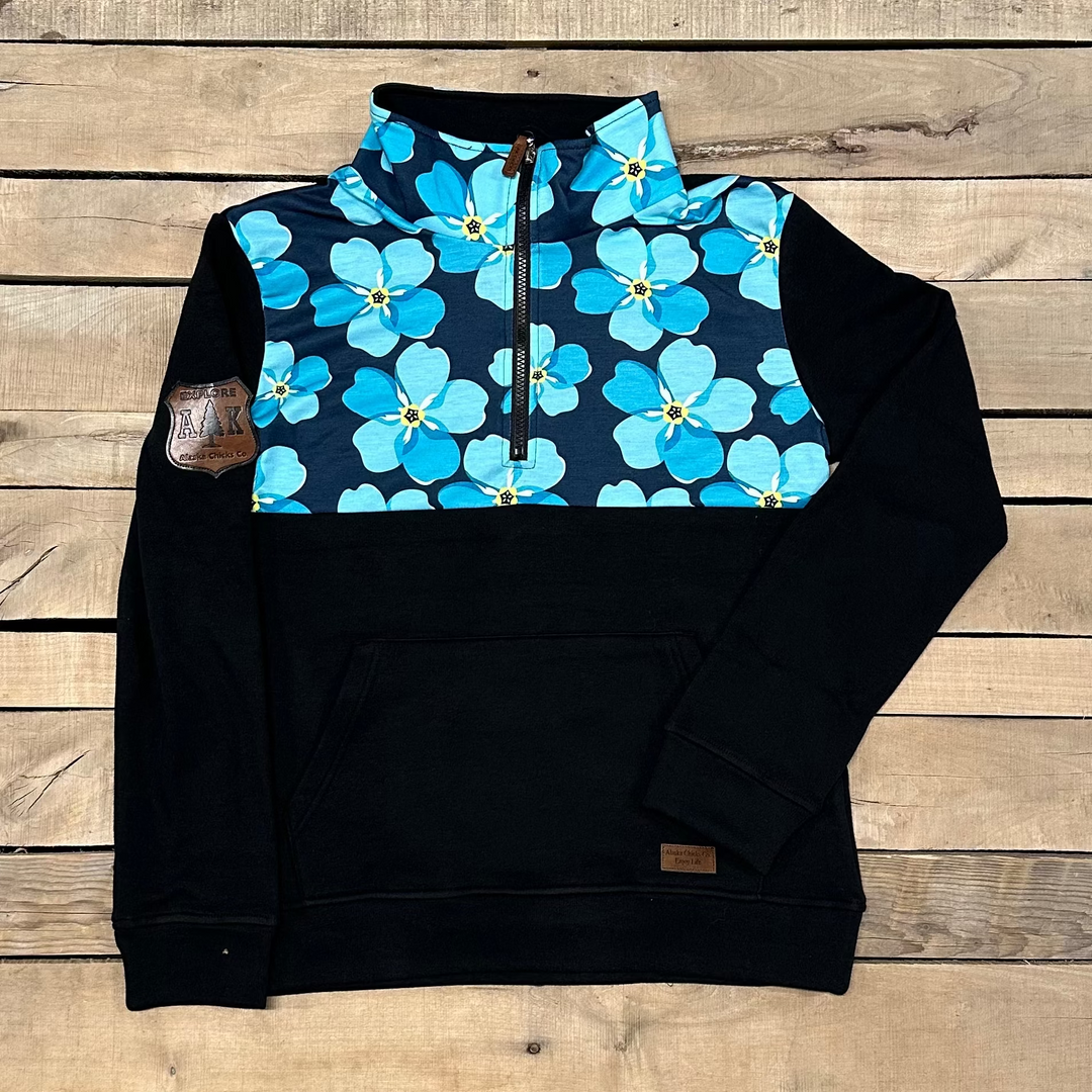 Printed Quarter Zip Pullover