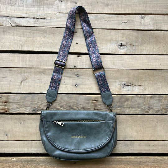 Leather Fold-Over Purse