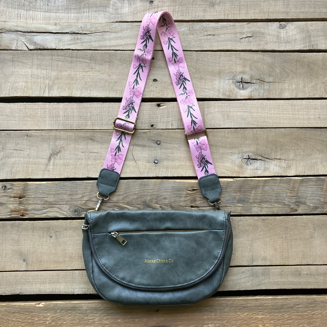 Leather Fold-Over Purse