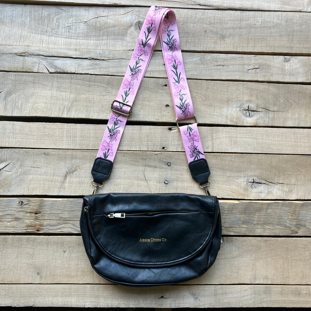 Leather Fold-Over Purse