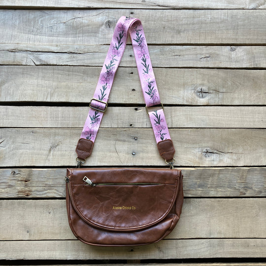 Leather Fold-Over Purse