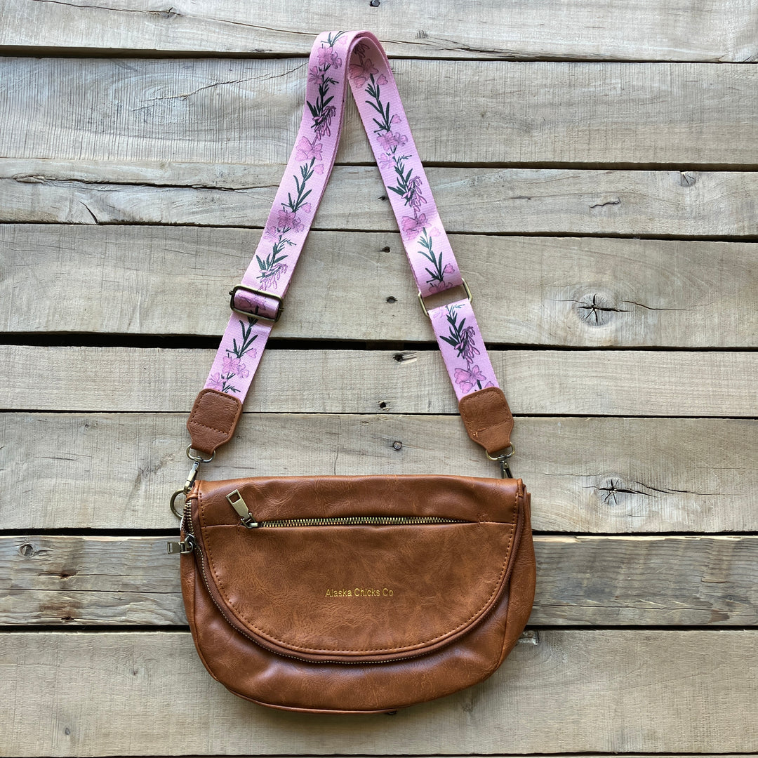 Leather Fold-Over Purse