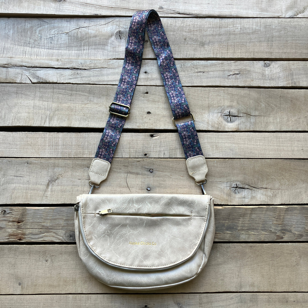 Leather Fold-Over Purse