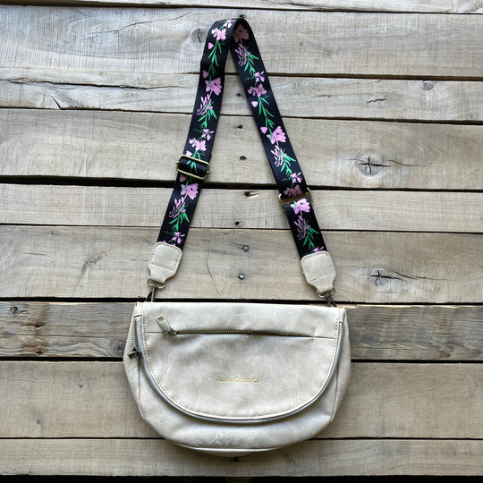 Leather Fold-Over Purse