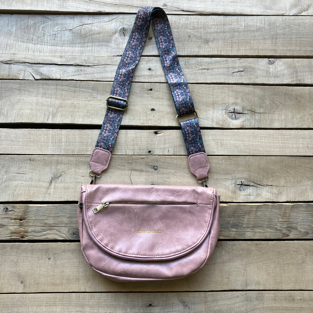 Leather Fold-Over Purse