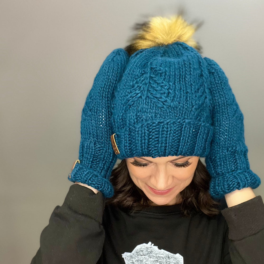 Single Tree Fleece-Lined Mittens