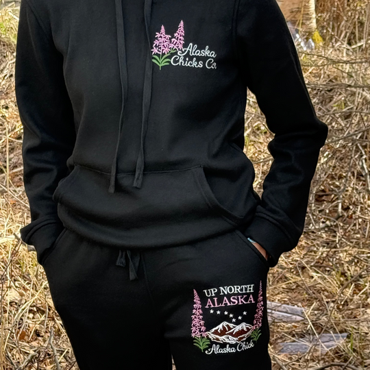 Embroidered Up North Hoodie