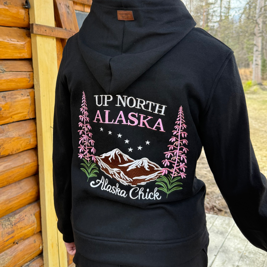 Embroidered Up North Hoodie