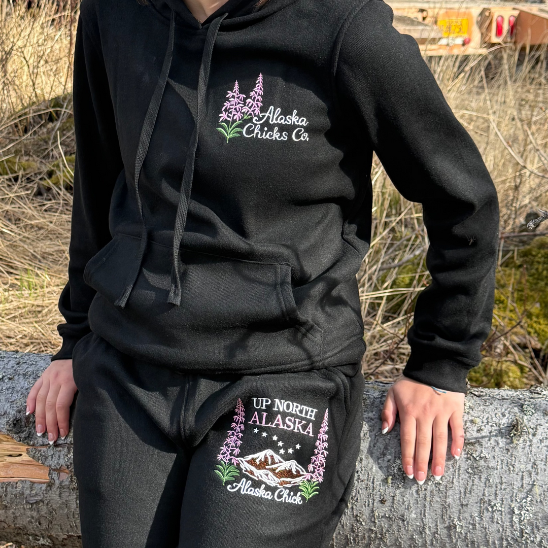 Embroidered Up North Hoodie