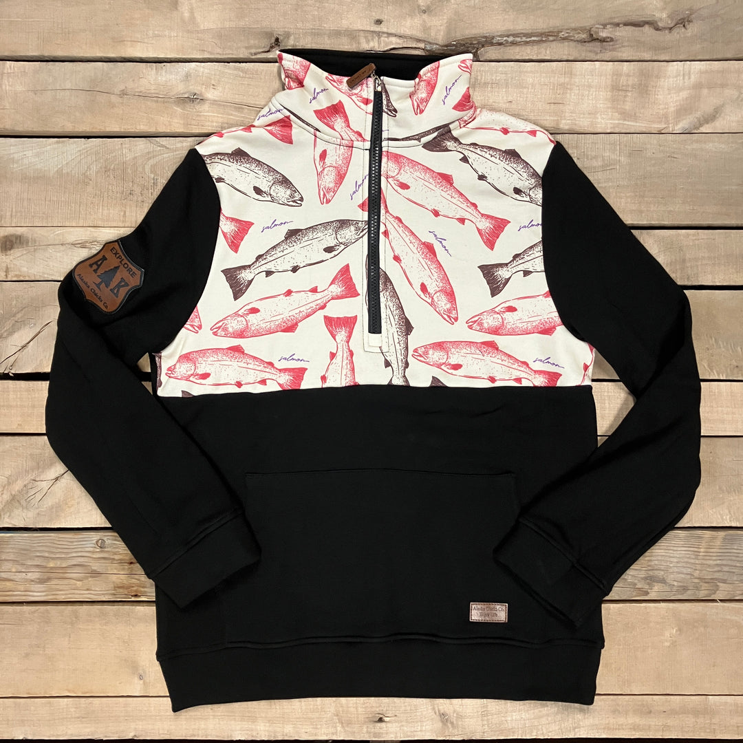 Printed Quarter Zip Pullover
