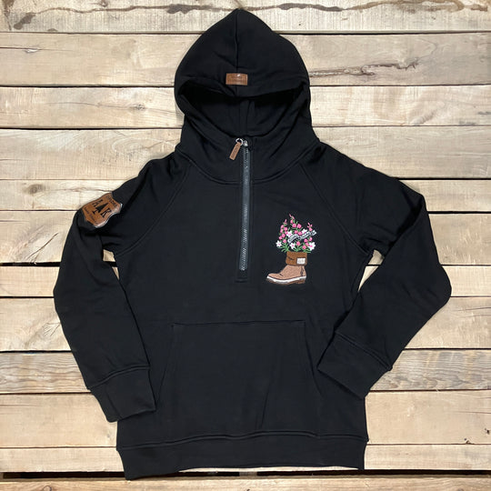Fireweed Boot Embroidered Quarter Zip