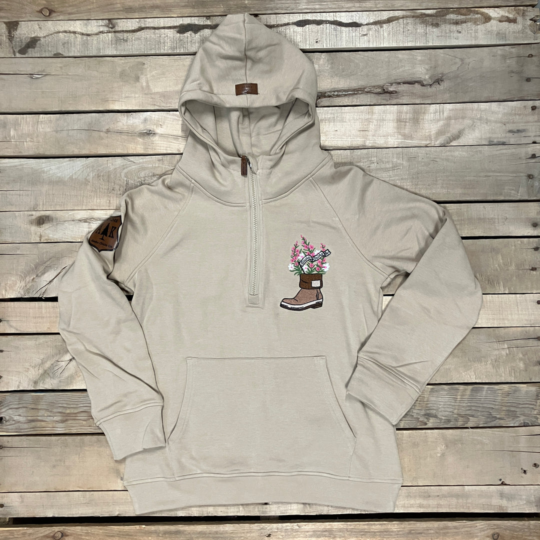 Fireweed Boot Embroidered Quarter Zip