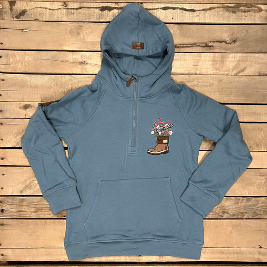 Fireweed Boot Embroidered Quarter Zip
