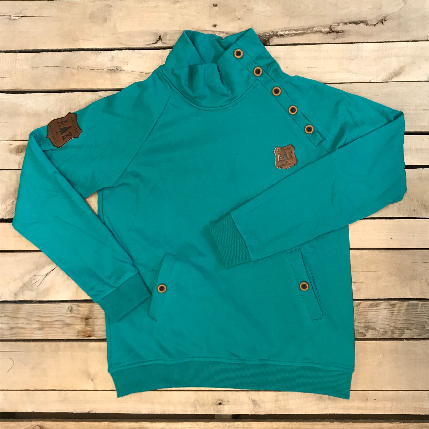 Pull Over Custom Buttons Lightweight Side Button Pullover – Alaska Chicks Co
