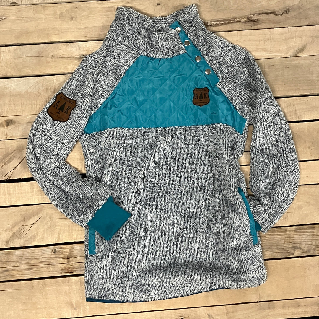 Fairbanks Fuzzy Pullover with Pockets