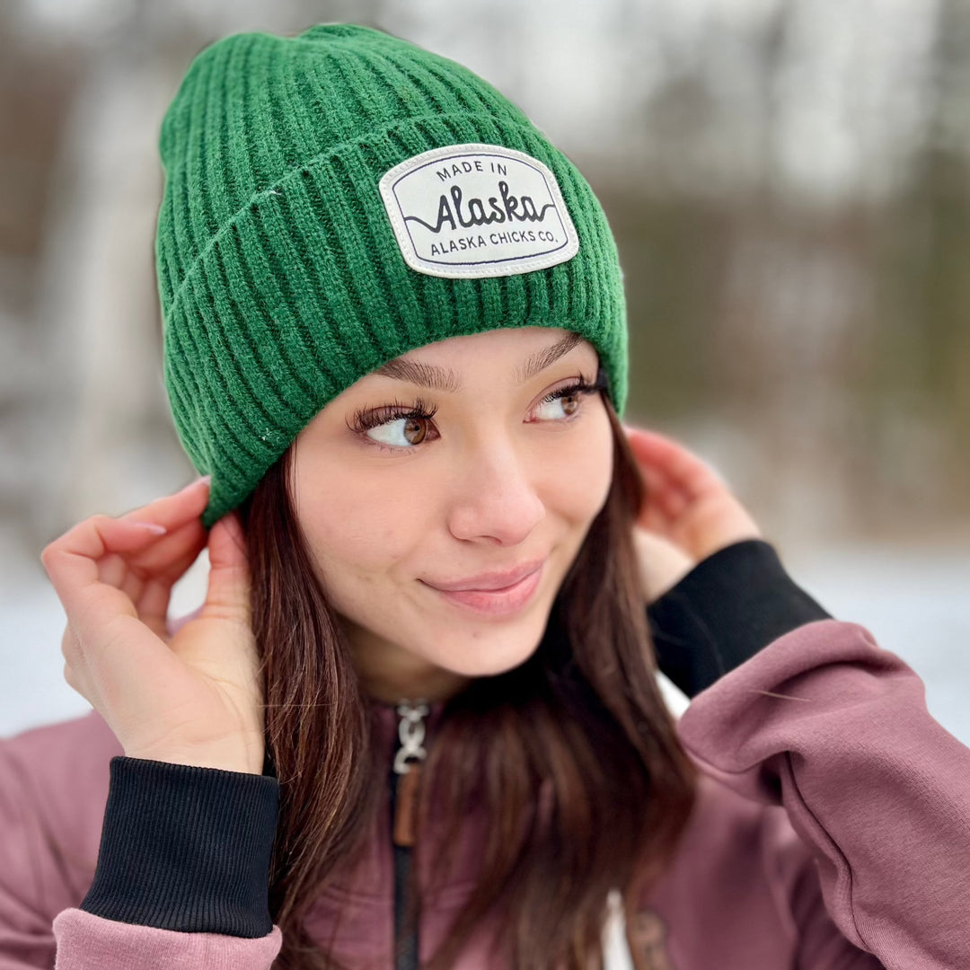Ribbed Cuff Beanie - Lined – Alaska Chicks Co Ribbed Cuff Beanie - Lined – Alaska Chicks Co