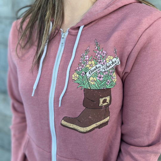 Fireweed Boot Zip-Up Hoodie