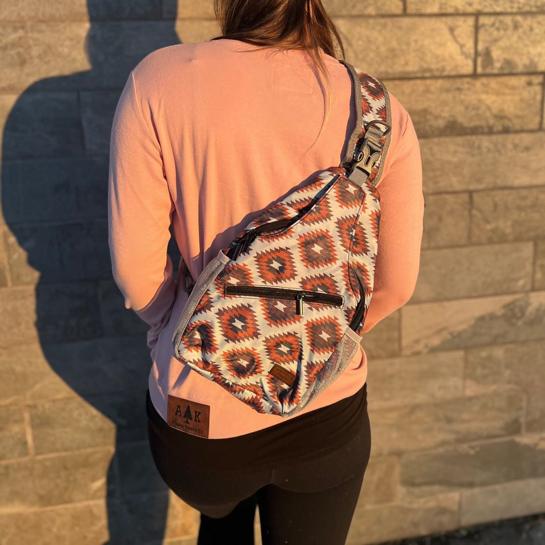 Printed Cross-Body Bag