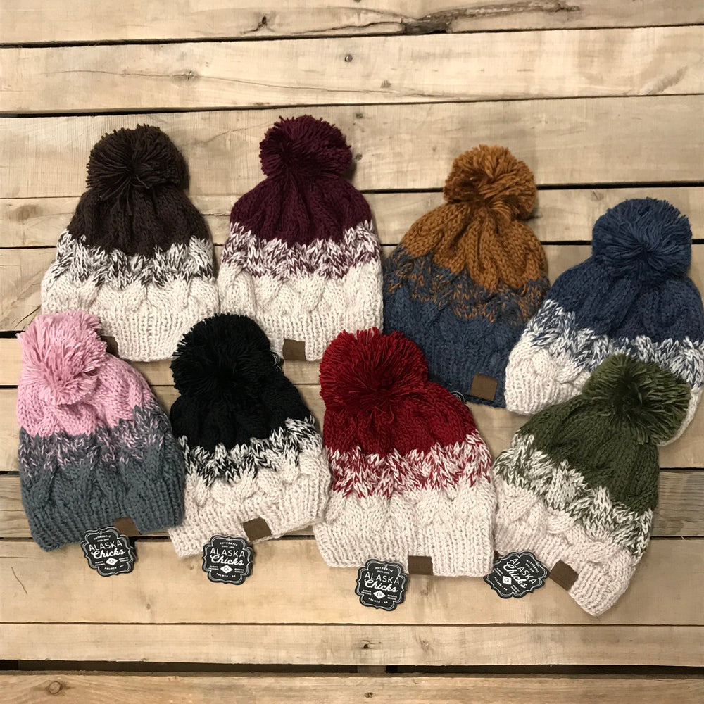Two-Toned Knit Hat