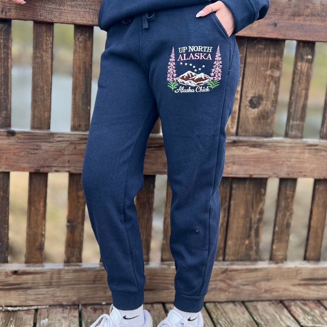 Embroidered Joggers