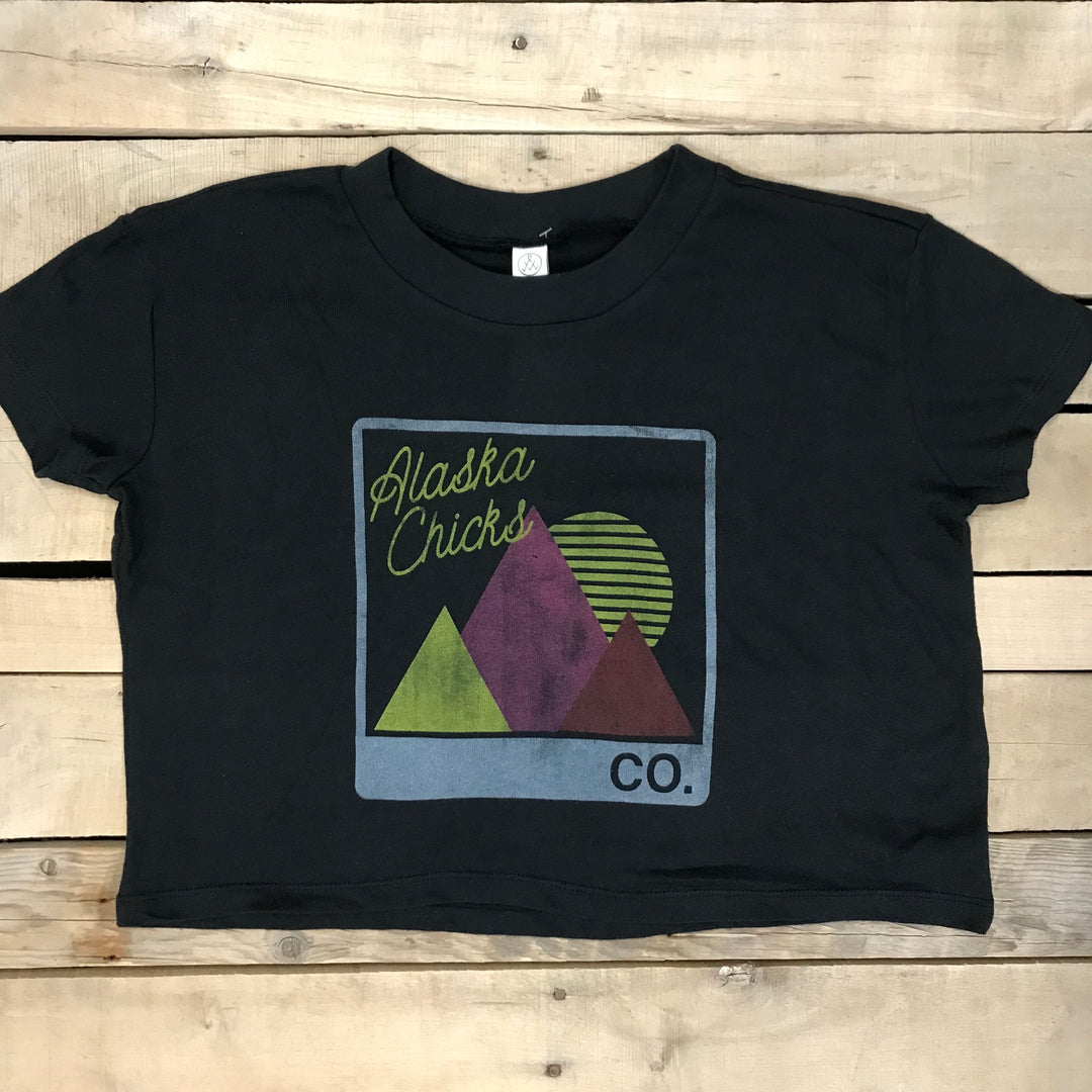 Mountain Trio Crop T-Shirt