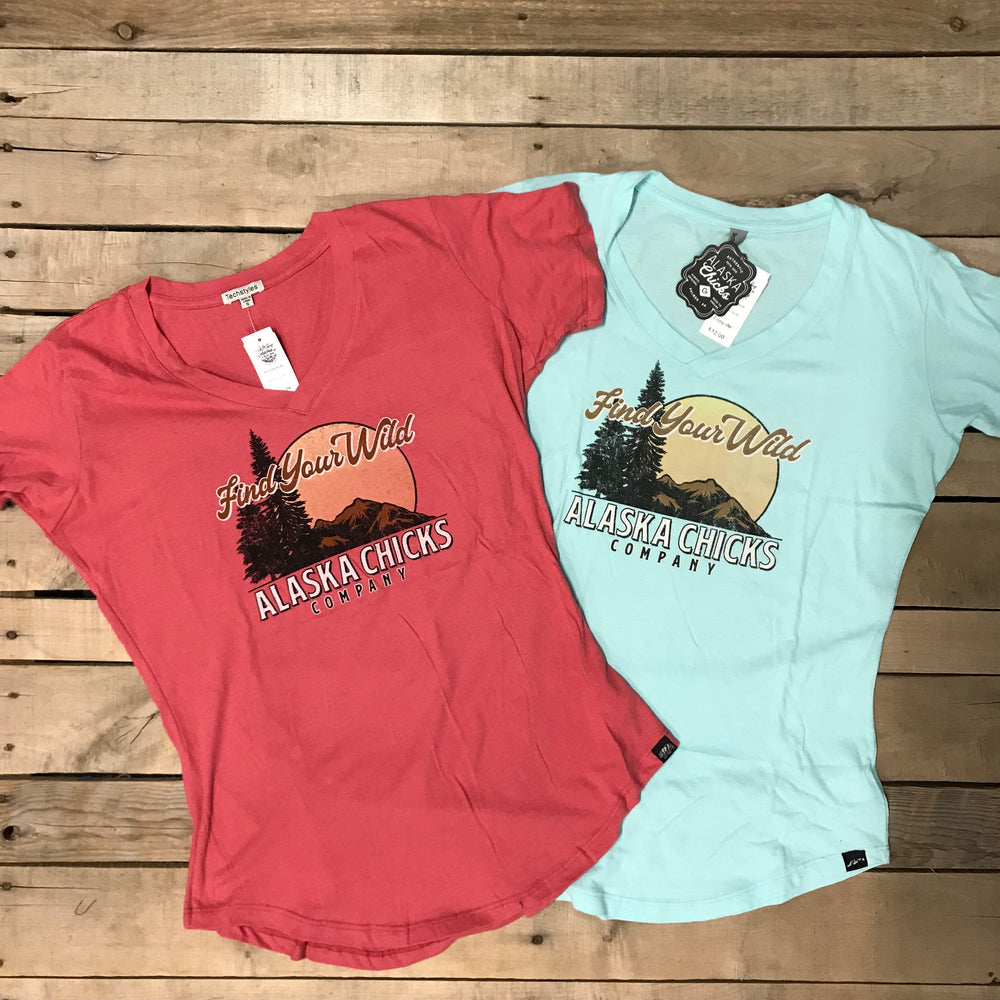 Find Your Wild V-Neck T-Shirt - Last Chance!