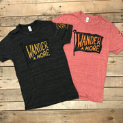 Wander More Graphic T - Expedition Trading Co. -  Pink only
