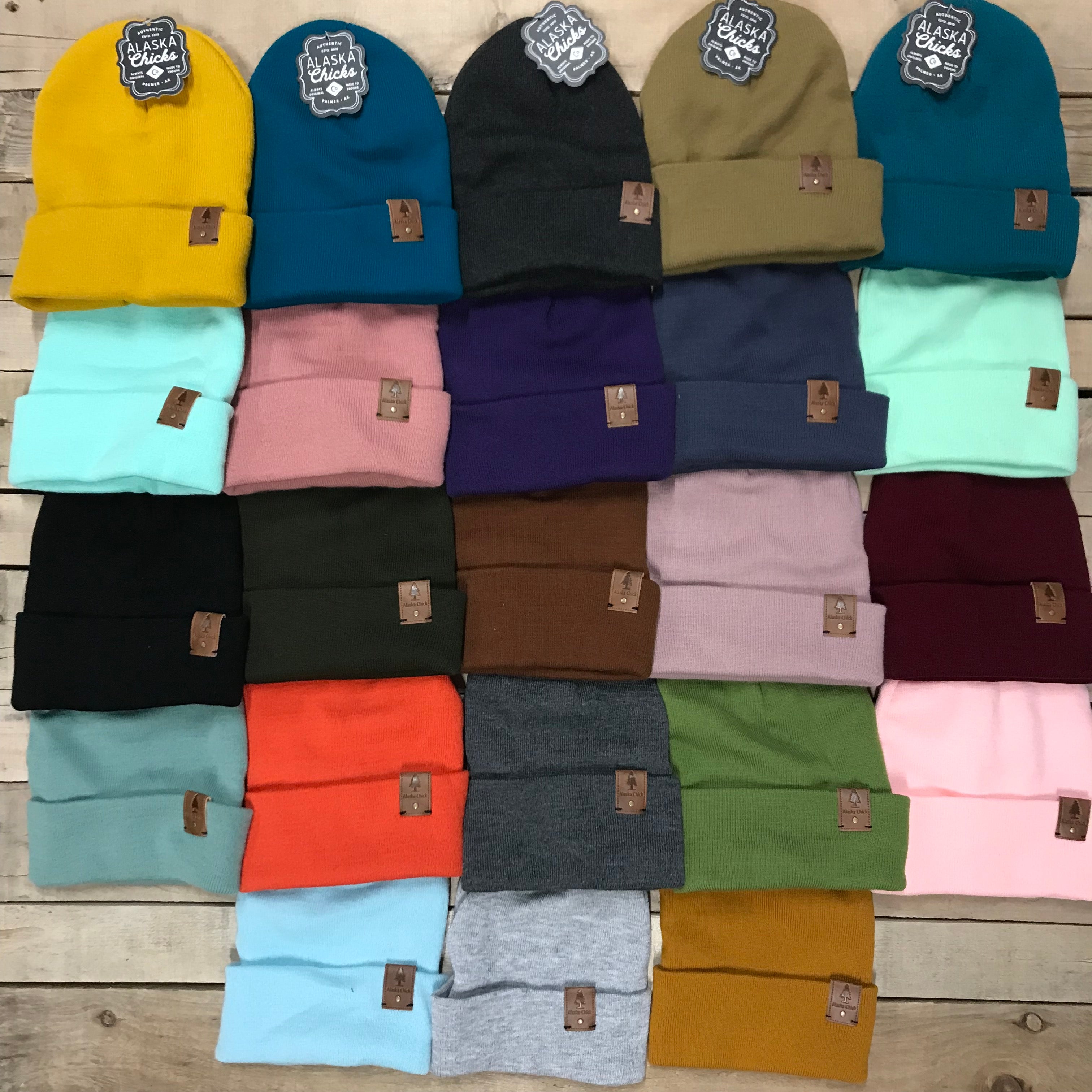 Single Tree Beanies – Alaska Chicks Co