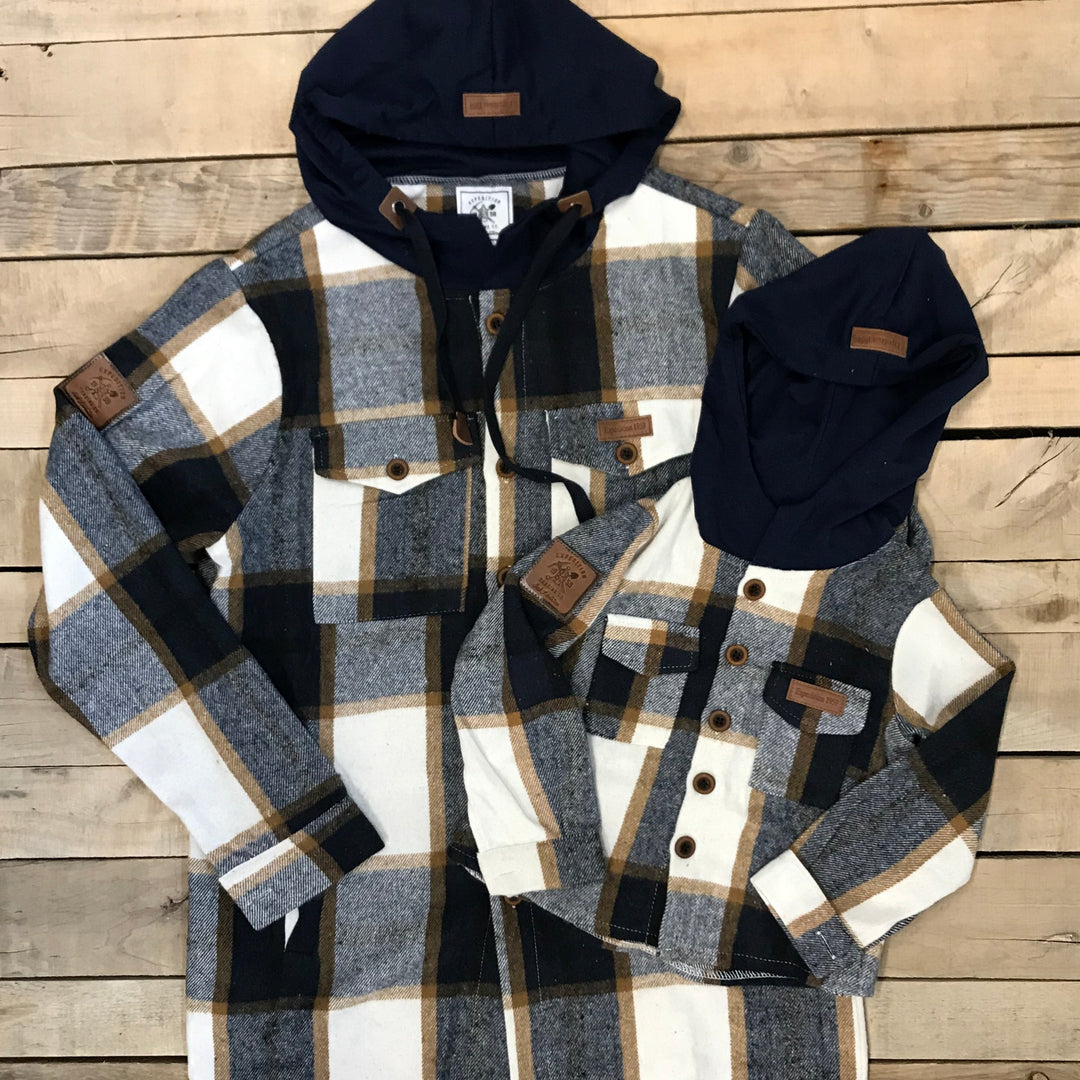 Expedition Lightweight Hooded Flannel Jacket